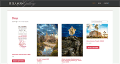 Desktop Screenshot of helamangallery.com
