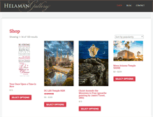Tablet Screenshot of helamangallery.com